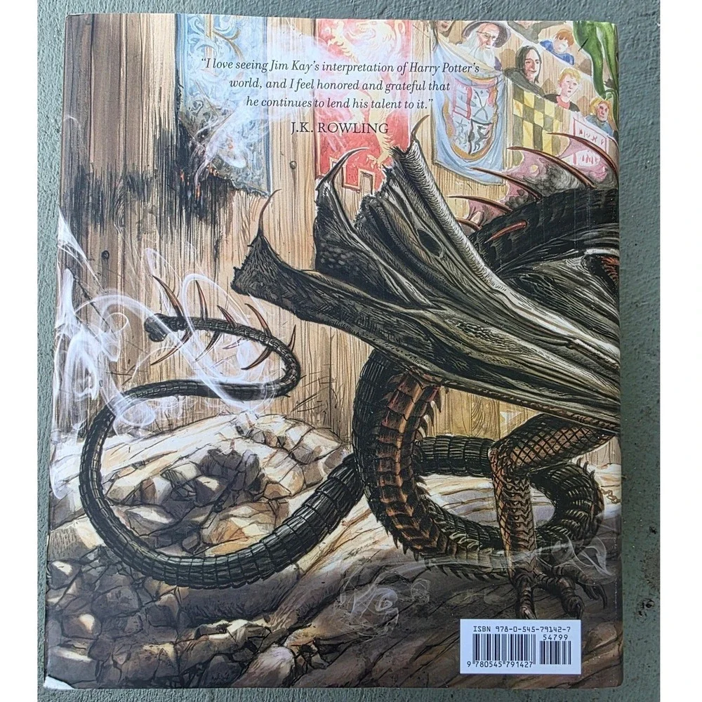 Harry Potter and the‎ Goblet of Fire Illustrated Edition Hardcover Jim Kay JK